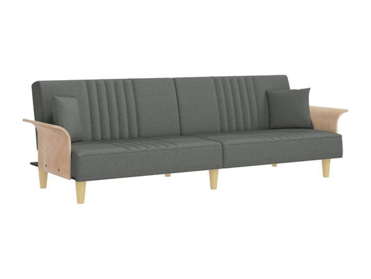 Canapé en tissu gris