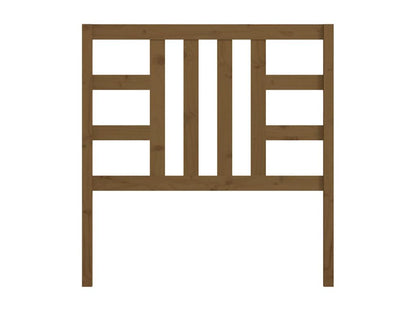 Cadre de lit en bois massif, 96 x 4 x 100 cm, marron