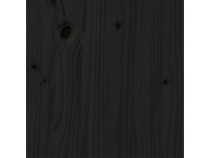 Matelas en bois massif, noir