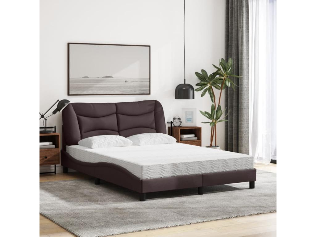 Matelas en tissu, 120 x 200 cm, marron