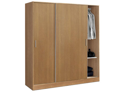 Armoire 2 portes, couleur naturelle claire