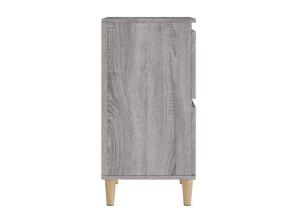 Buffet 3 pièces en bois d'ingénierie, 60 x 35 x 70 cm, gris