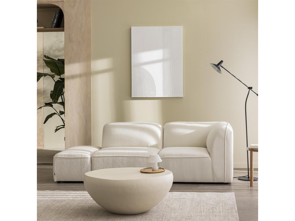 Canapé en tissu beige