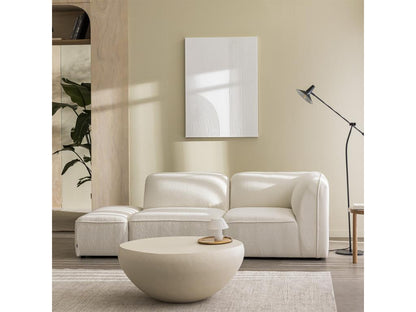 Canapé en tissu beige