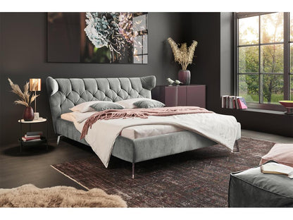 Cadre de lit en velours