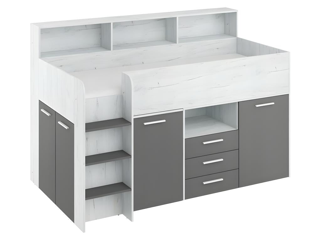 Cadre de lit, 80 x 200 cm, marron