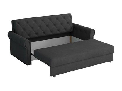 Canapé-lit convertible avec rangement, 85 x 188 x 98 cm, gris