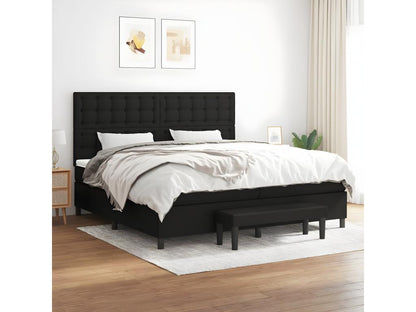 Matelas en tissu, 200 x 200 cm, noir