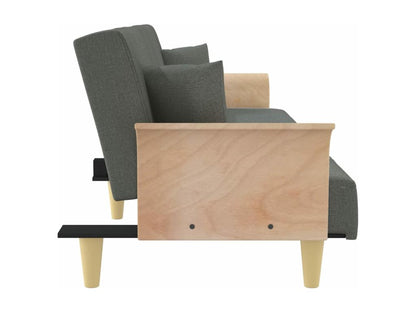 Canapé en tissu gris