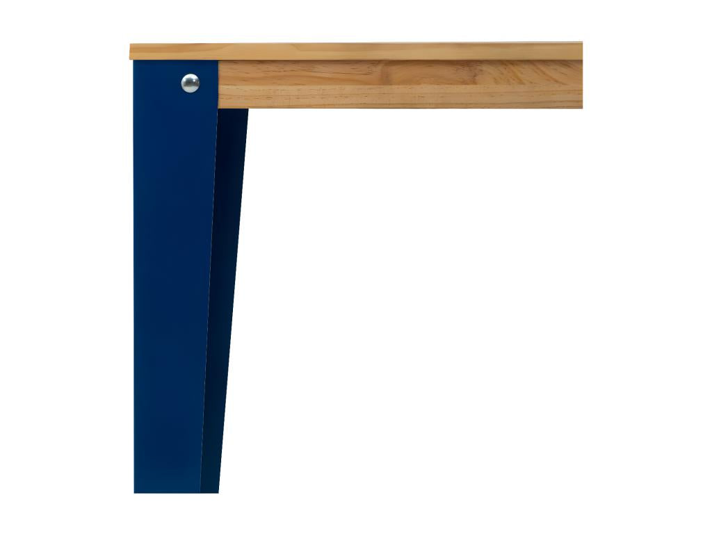 Table, 80 x 80 x 110 cm, bleue