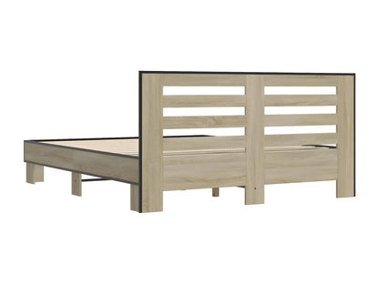 Matelas en bois de chêne, 160 x 200 cm, marron