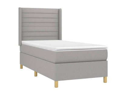 Matelas en tissu, 100 x 200 cm, gris