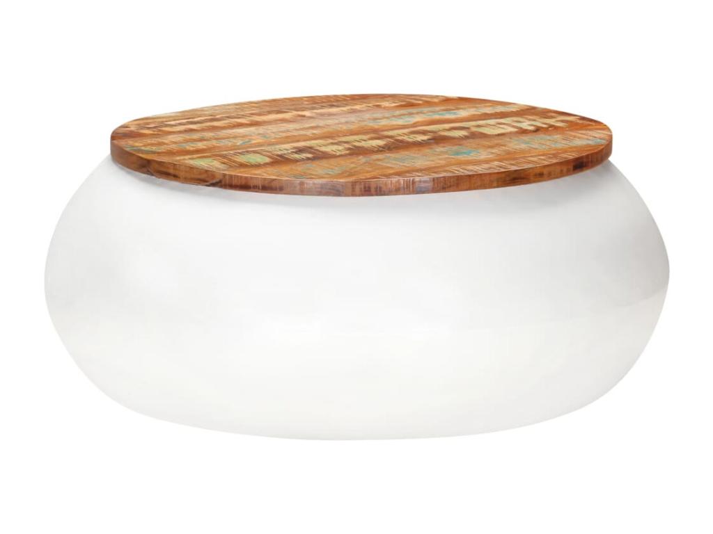 Table basse, 68 x 68 x 30 cm, marron