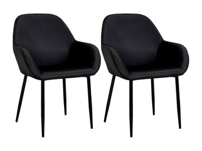 Fauteuil d'appoint en velours noir