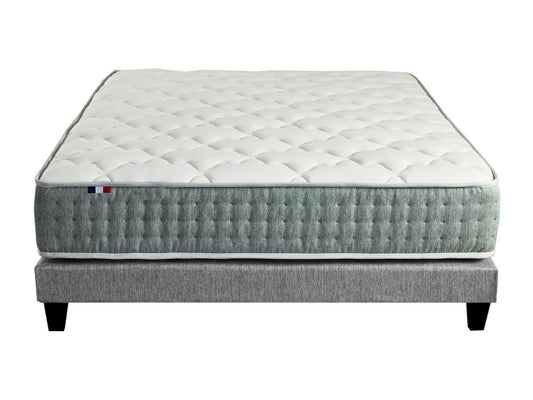 Sommier à ressorts, 160 x 200 cm, gris