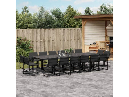 Ensemble de 17 pièces, noir