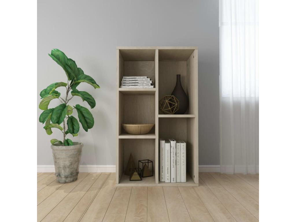 Buffet en chêne clair, 45 x 25 x 80 cm, naturel clair