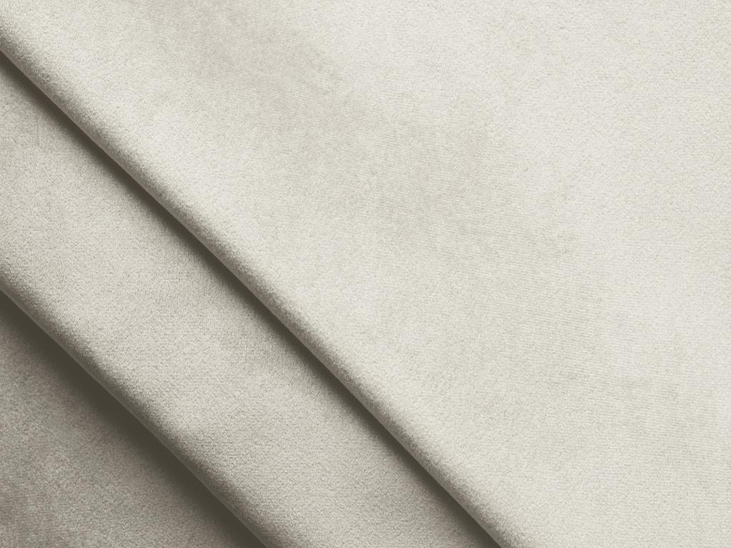 Cadre de lit en velours, 160 x 200 cm, beige