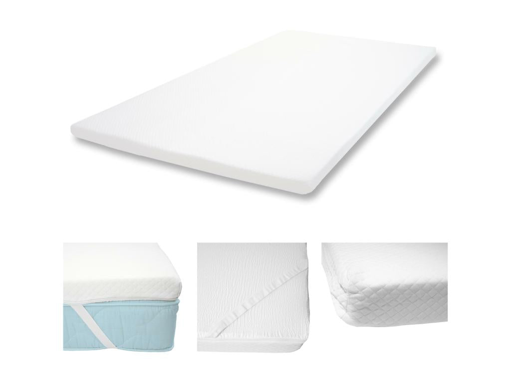 Matelas 6 cm d'épaisseur, 63 x 140 cm, blanc