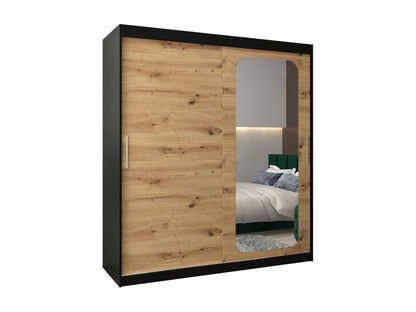 Armoire 2 portes, noire