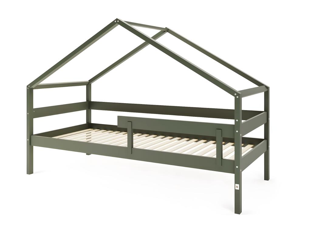 Cadre de lit, 597 x 211 x 134 cm, vert