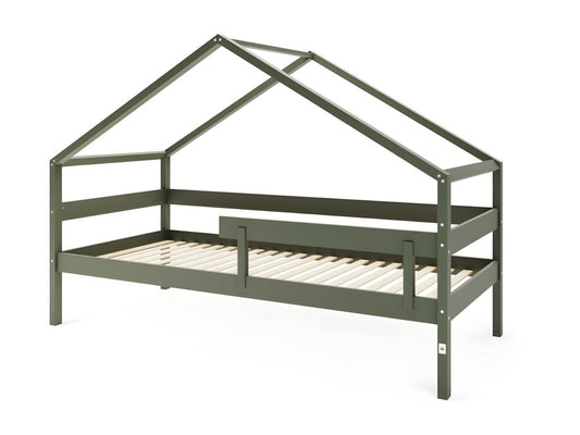 Cadre de lit, 597 x 211 x 134 cm, vert