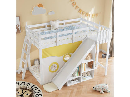 Cadre de lit enfant, 90 x 200 cm, blanc