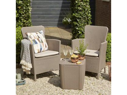 Ensemble de 5 pièces, marron