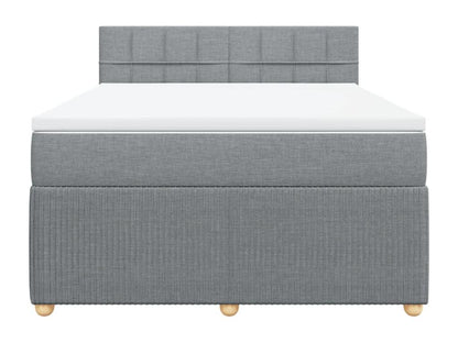 Matelas en tissu, 160 x 200 cm, gris