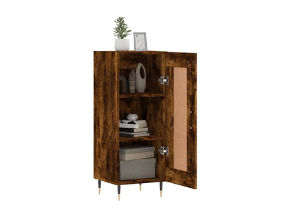 Buffet en bois d'ingénierie, 34,5 x 34 x 90 cm, marron