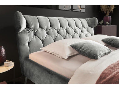 Cadre de lit en velours