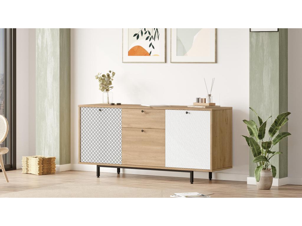 Buffet, 160 x 45 x 74 cm, beige
