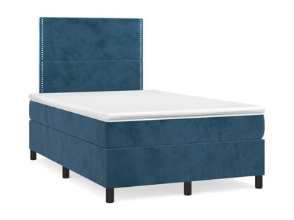 Matelas en velours, 120 x 200 cm, bleu