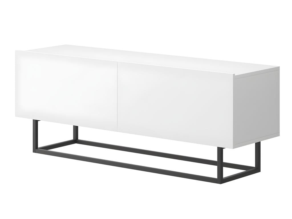Table, 120 x 120 x 37 x 47 cm, blanche