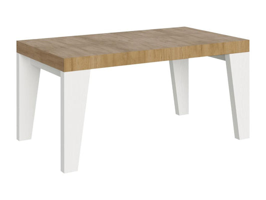 Table en chêne, 90 x 160 cm, blanche