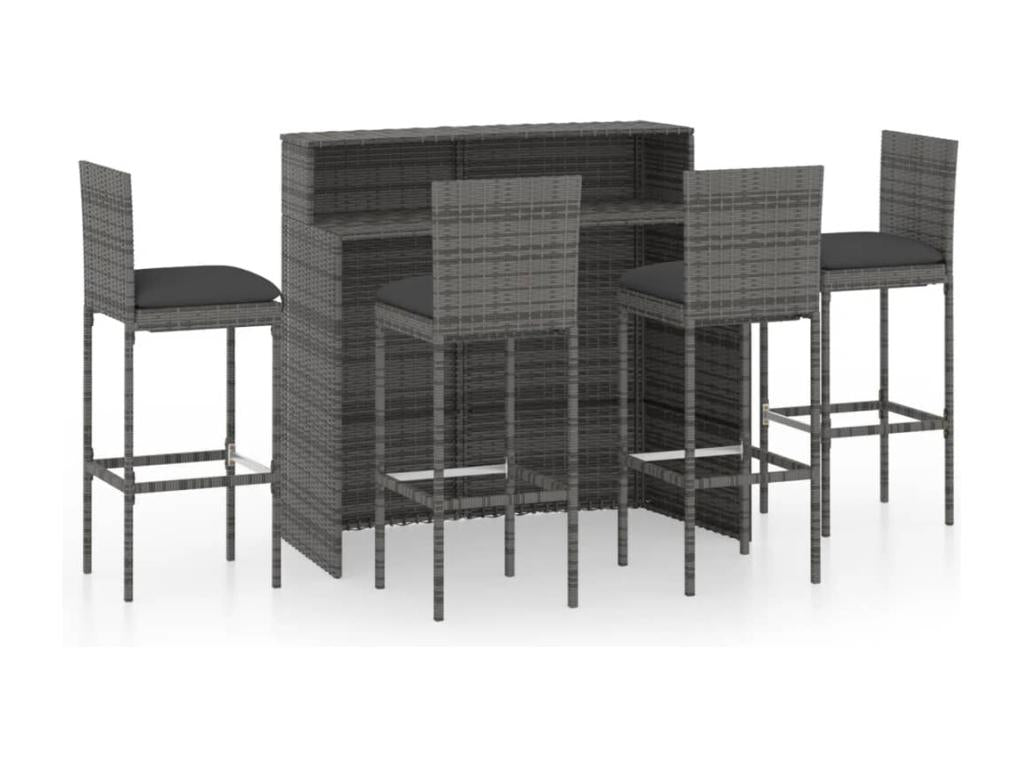 Ensemble de 5 pièces, gris