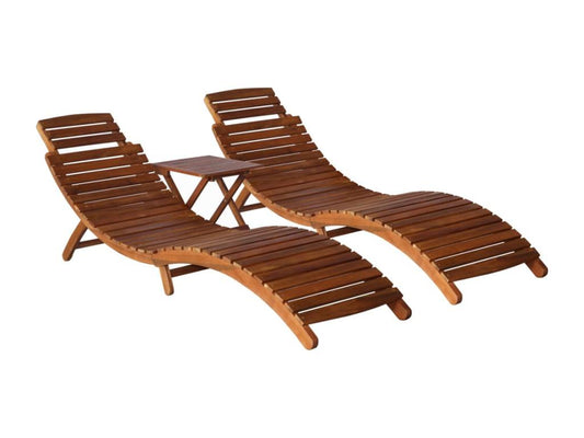 Chaise longue, 184 x 55 x 64 cm, marron