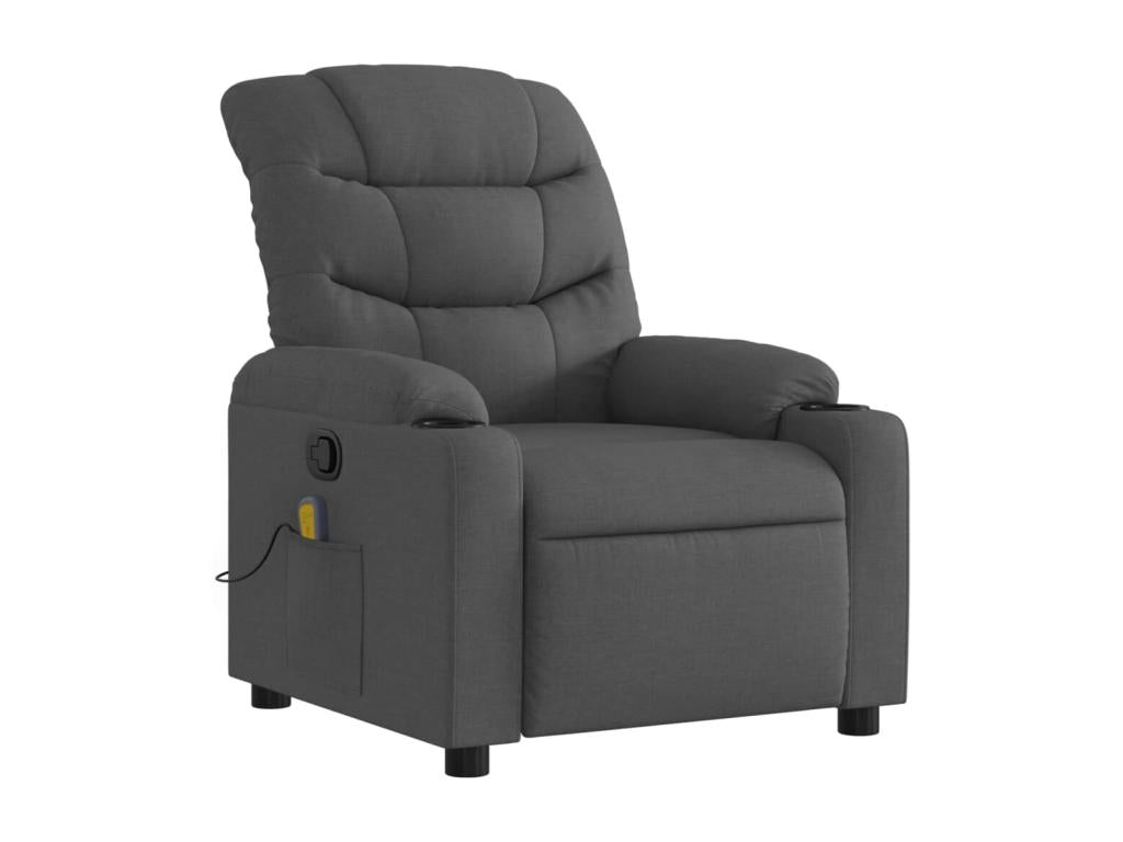 Fauteuil d'appoint en tissu gris