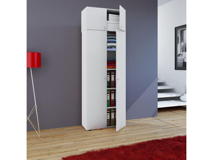 Armoire 4 portes, blanche