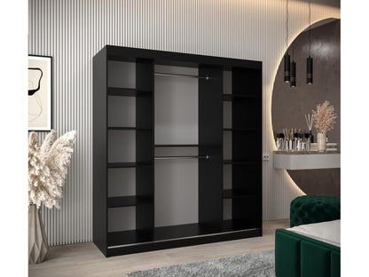 Armoire 2 portes, noire