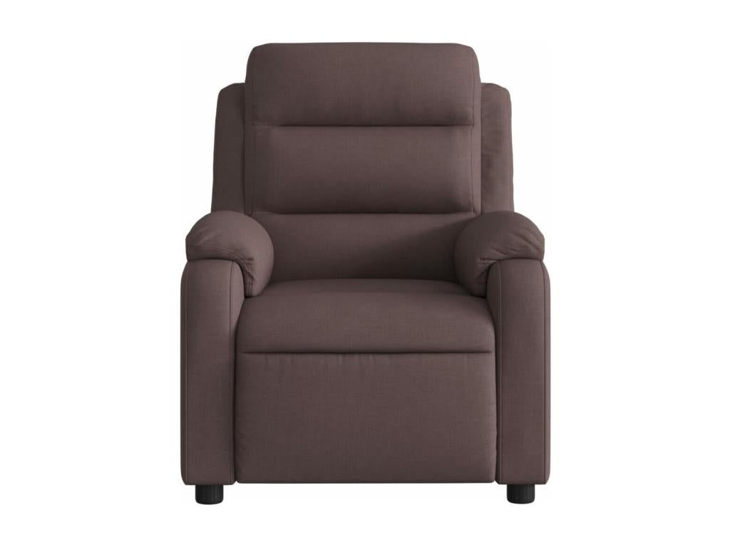 Fauteuil d'appoint en tissu marron