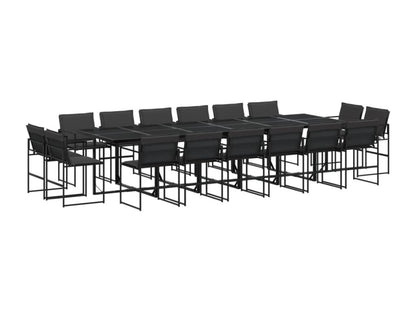 Ensemble de 17 pièces, noir