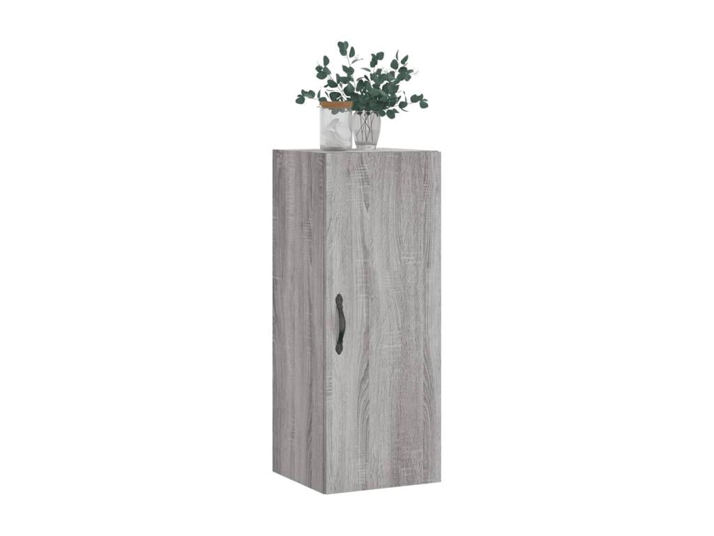 Armoire en bois d'ingénierie, 34,5 x 34 x 90 cm, grise