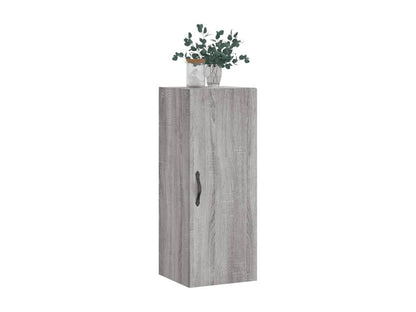 Armoire en bois d'ingénierie, 34,5 x 34 x 90 cm, grise