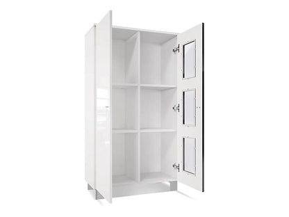 Produit à 2 portes, 71 x 129 x 35 cm, blanc