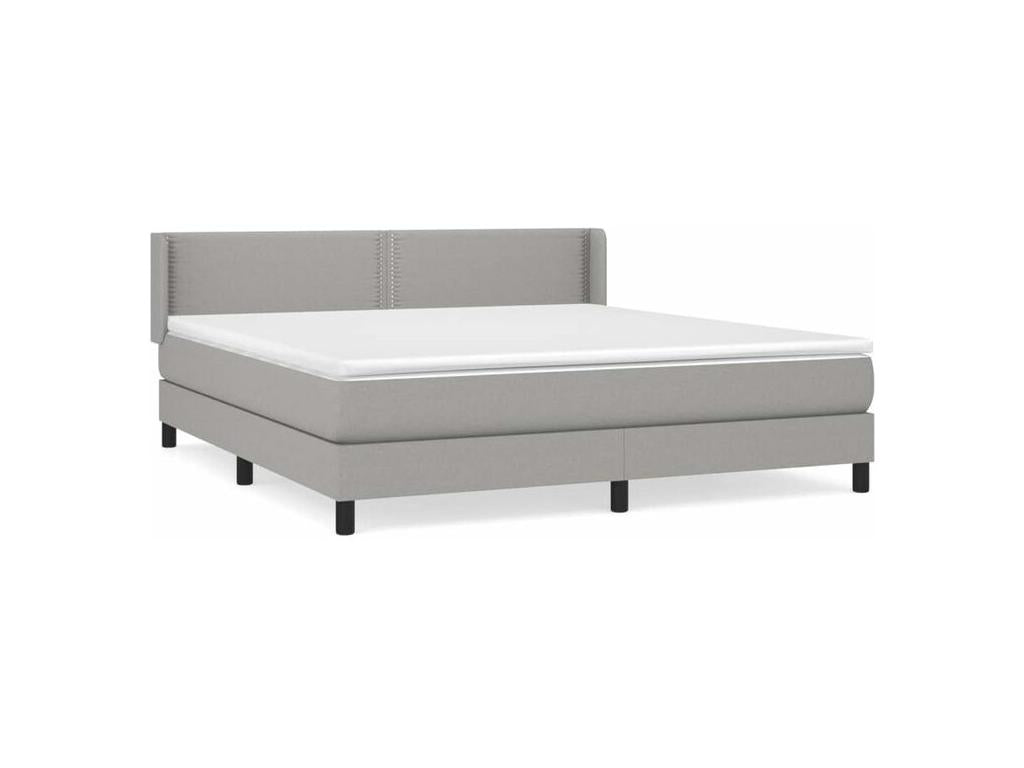 Matelas en tissu, 160 x 200 cm, blanc