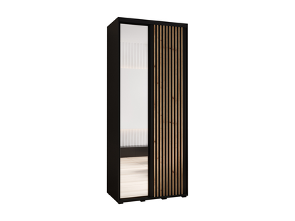 Armoire 2 portes, noire