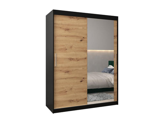 Armoire 2 portes, noire