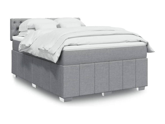 Matelas en tissu, 160 x 200 cm, gris