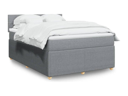 Matelas en tissu, 160 x 200 cm, gris